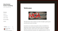 Desktop Screenshot of manchesterguitaracademy.com